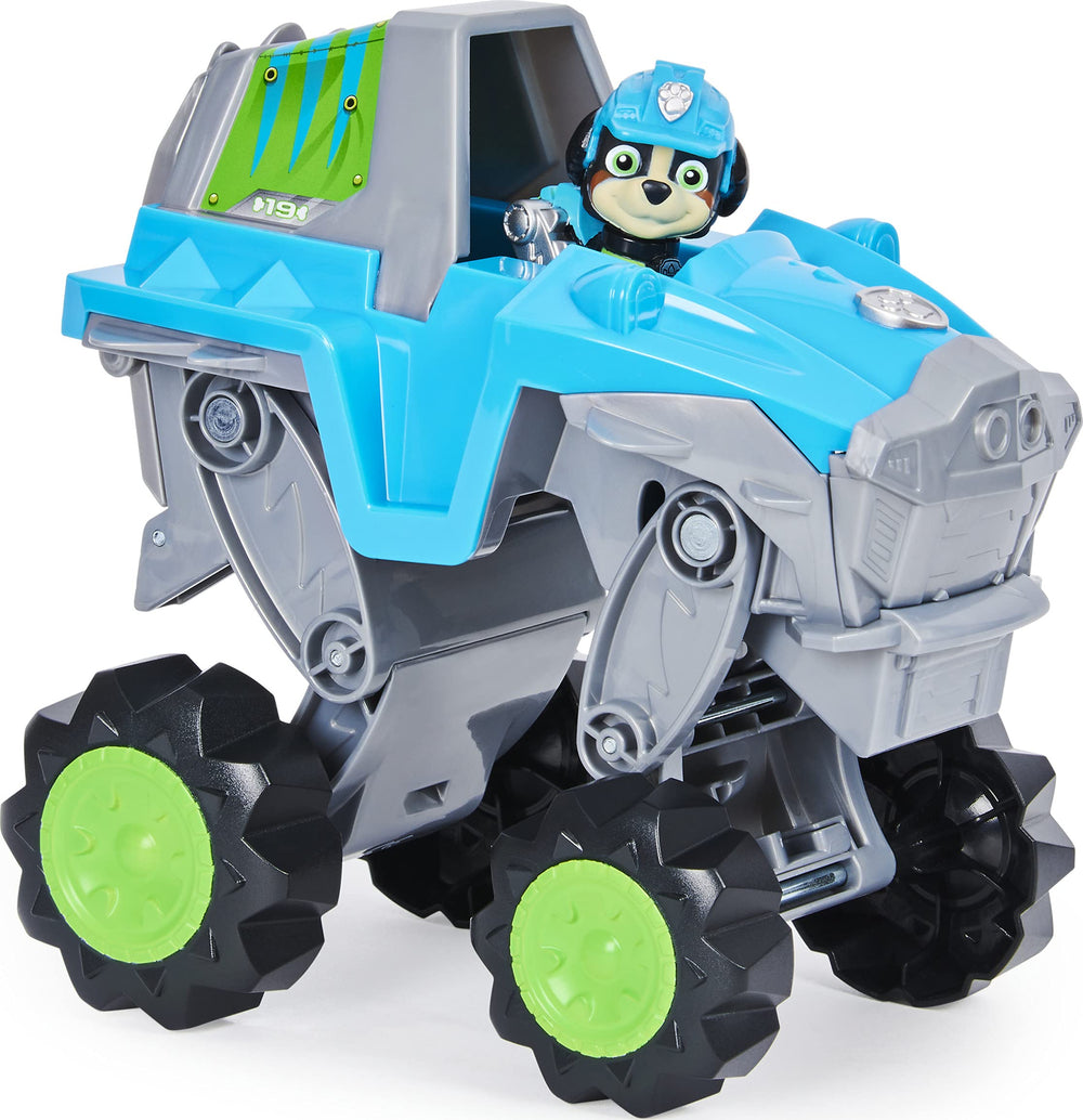 Paw Patrol Rex collectible figure in Dino Rescue uniform ready for action.