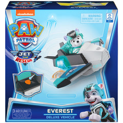 Paw Patrol Everest deluxe vehicle lights and sounds activate for authentic play.