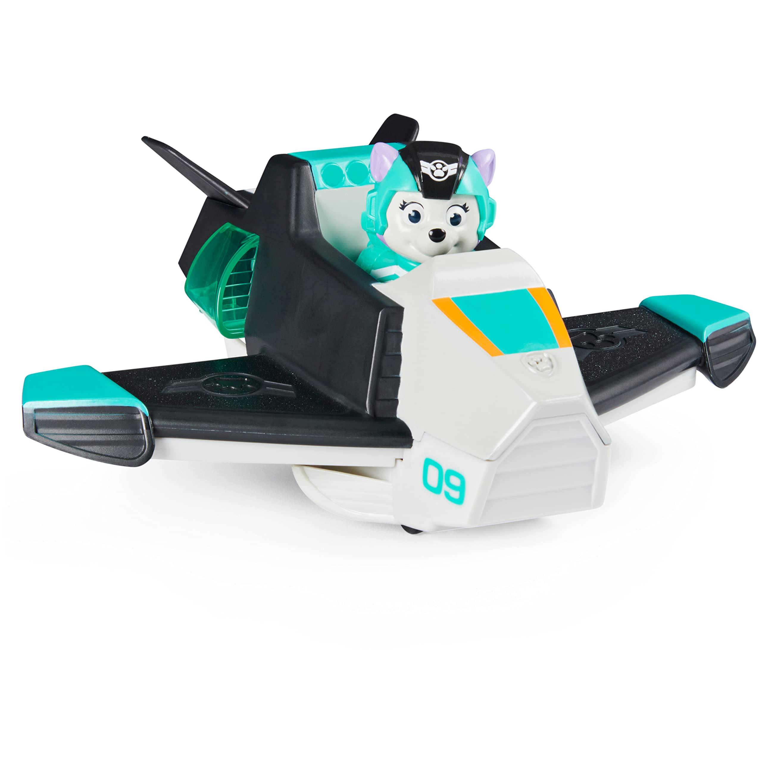Paw Patrol deluxe vehicle with collectible Everest figure for imaginative missions.