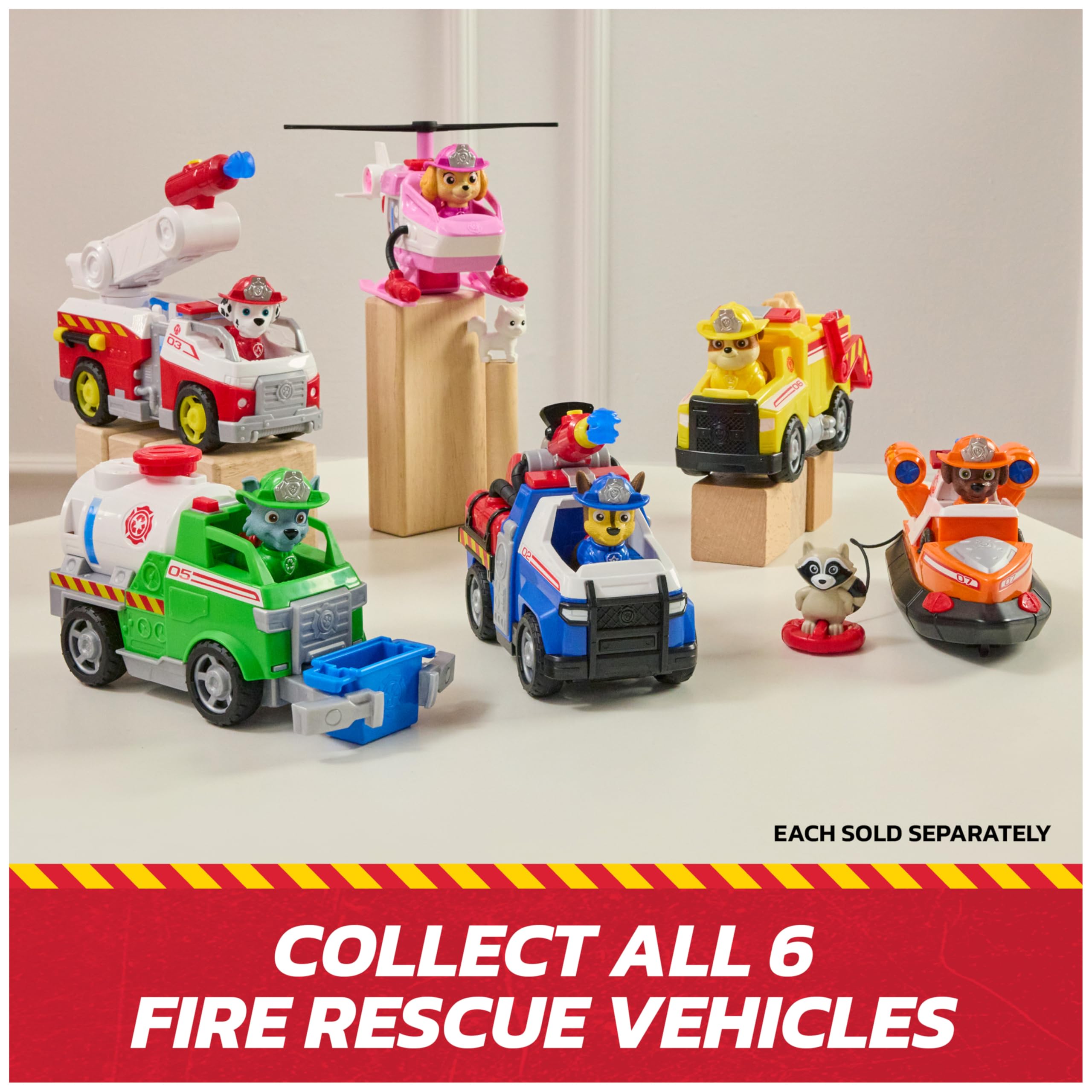 PAW Patrol rescue wheels shown for smooth, lifelike movement during play.