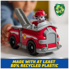 Working wheels on Marshall’s fire truck support active, hands-on play.