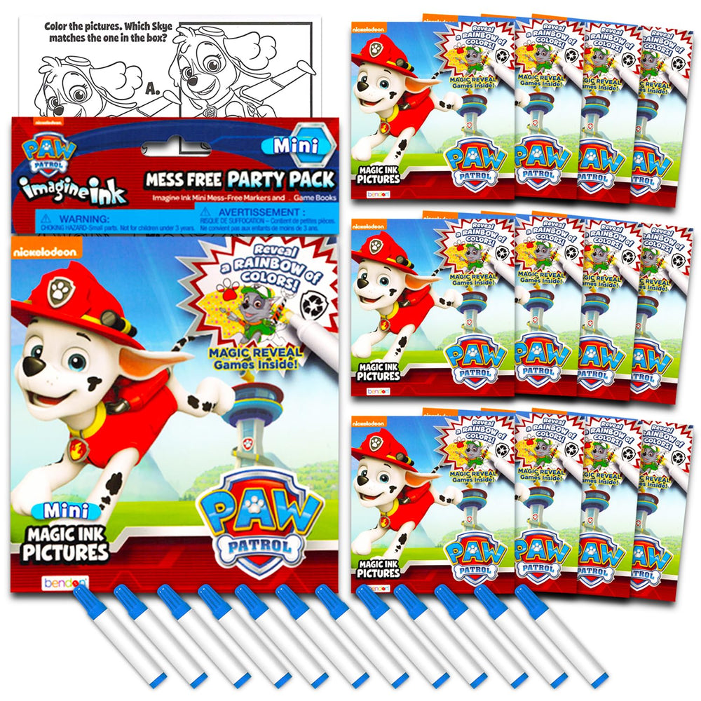 Paw Patrol Imagine Ink activity books with no-mess coloring for kids