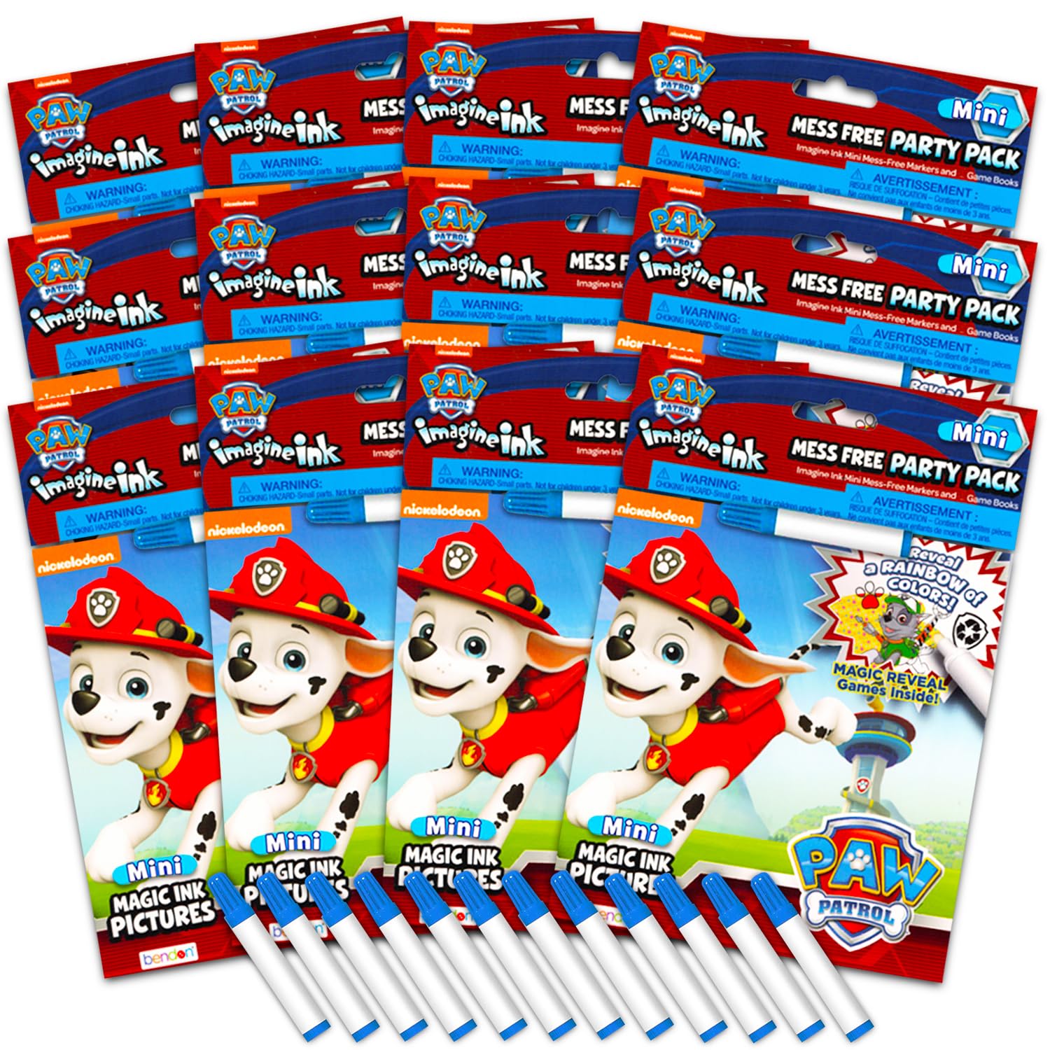 Paw Patrol Imagine Ink party favors bundle for loot bags