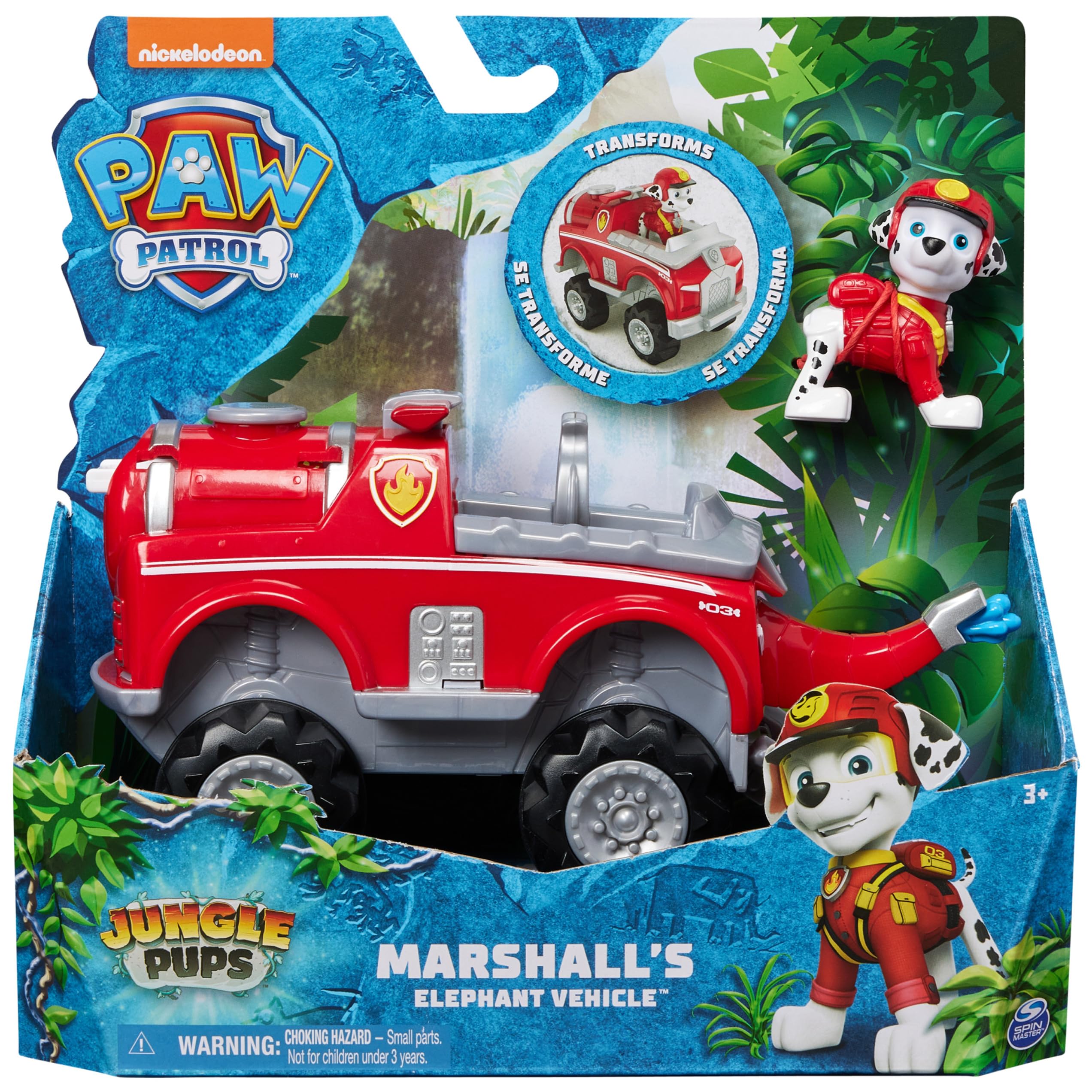 Paw Patrol rescue ladder extends for high reach pretend play scenarios.