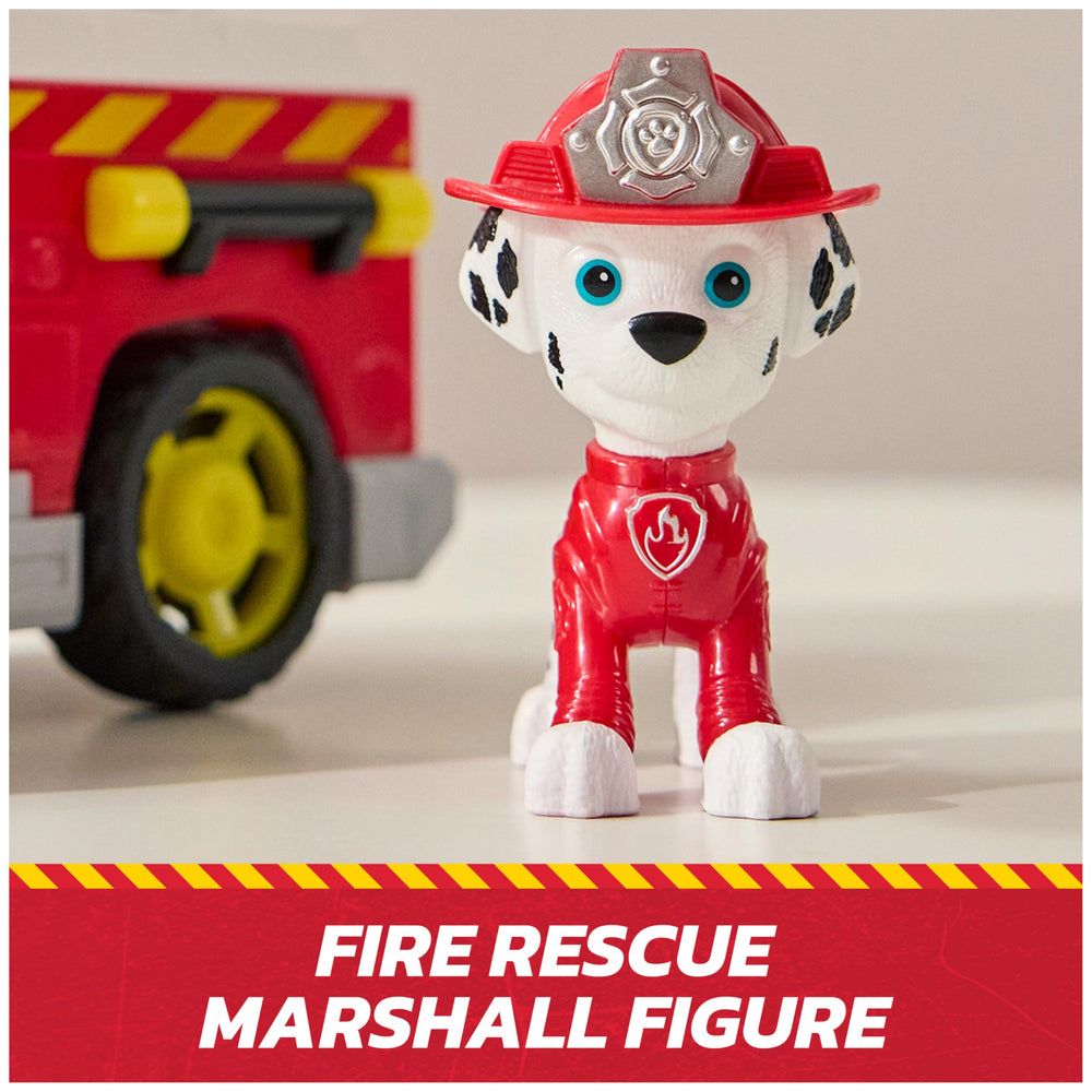 PAW Patrol Marshall figure ready for storytelling adventures with the engine.