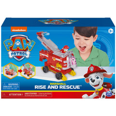 PAW Patrol Marshall figure ready for high speed rescues in the driver's seat.