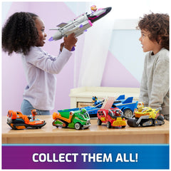 PAW Patrol Mighty Movie Chase action figure in car for imaginative roleplay.