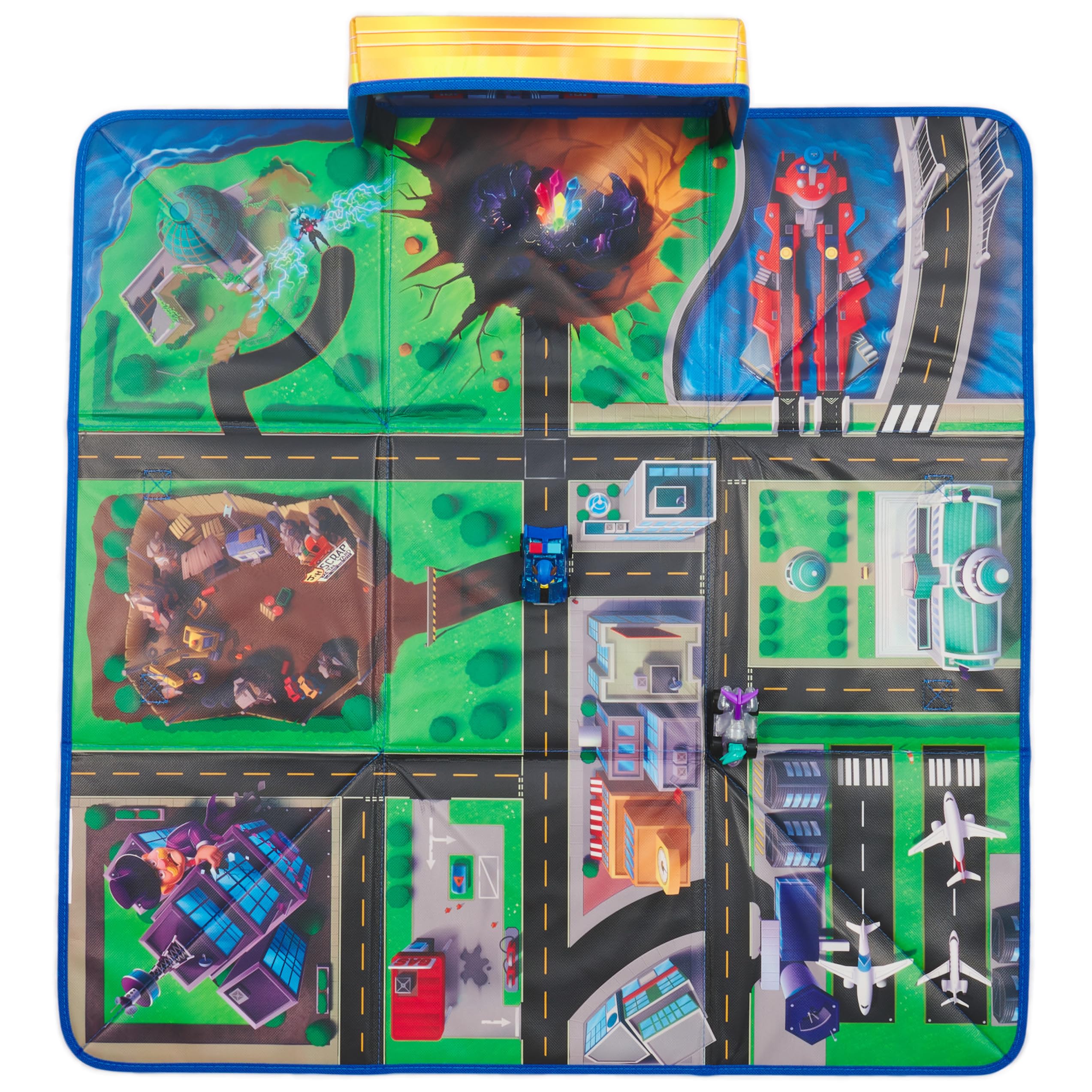 Exclusive Mighty Movie figures and racers fuel imaginative play.