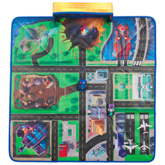 Exclusive Mighty Movie figures and racers fuel imaginative play.
