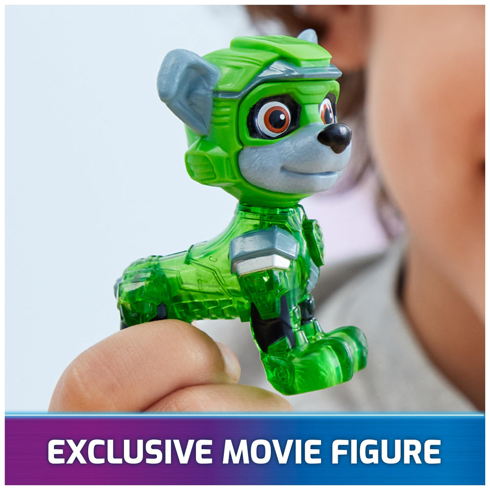 Paw Patrol Mighty Movie figure in green uniform for role play