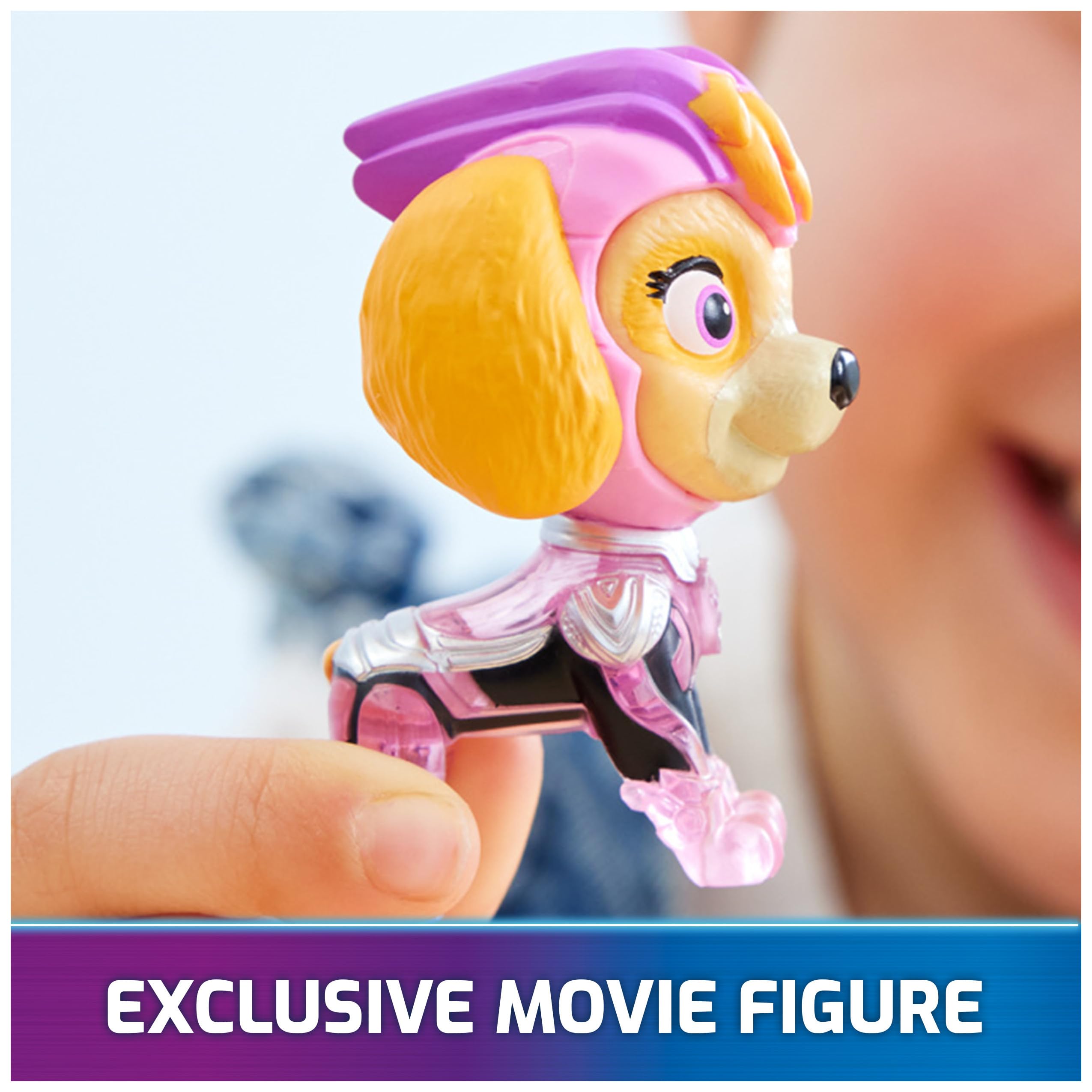 Paw Patrol Mighty Movie two projectiles ready to launch during obstacle courses