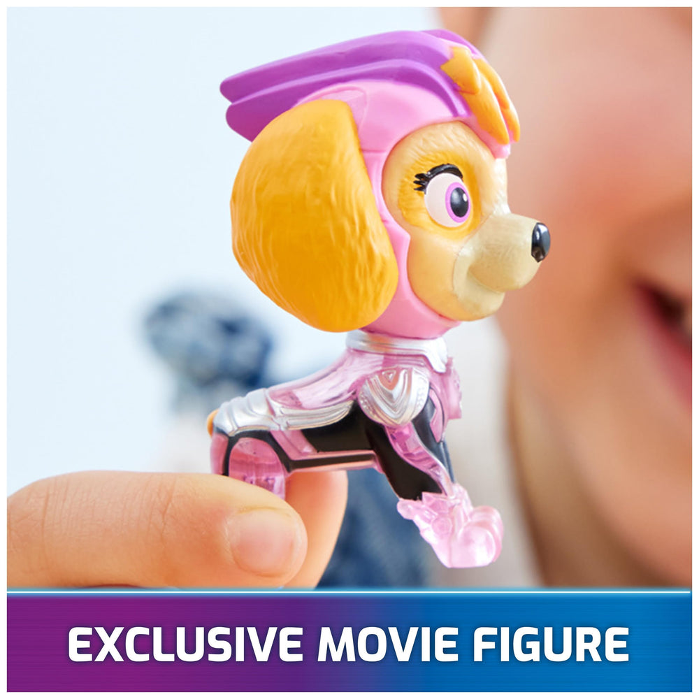 Paw Patrol Mighty Movie two projectiles ready to launch during obstacle courses