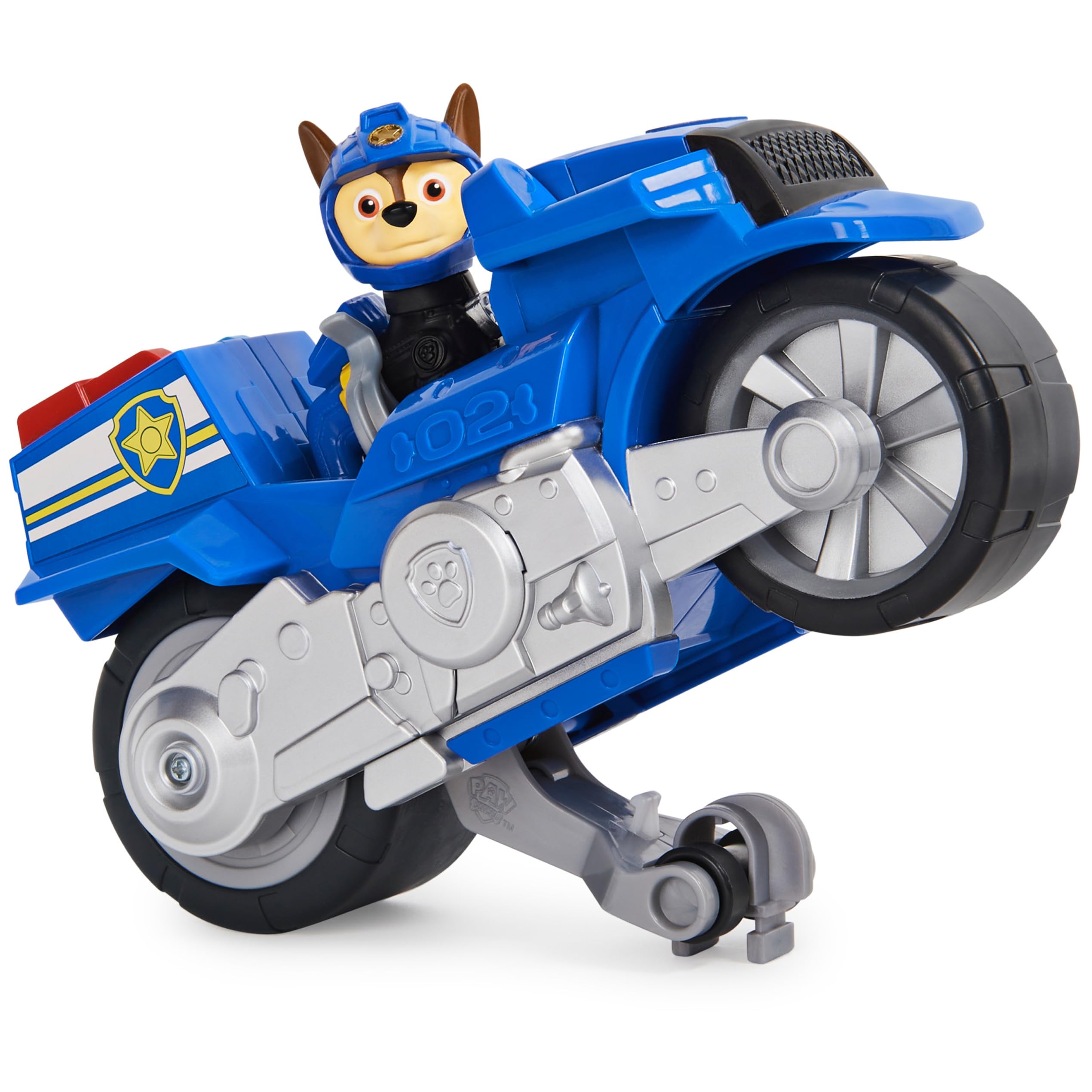 Imaginative missions with other Moto Pups vehicles extend pretend rescues.