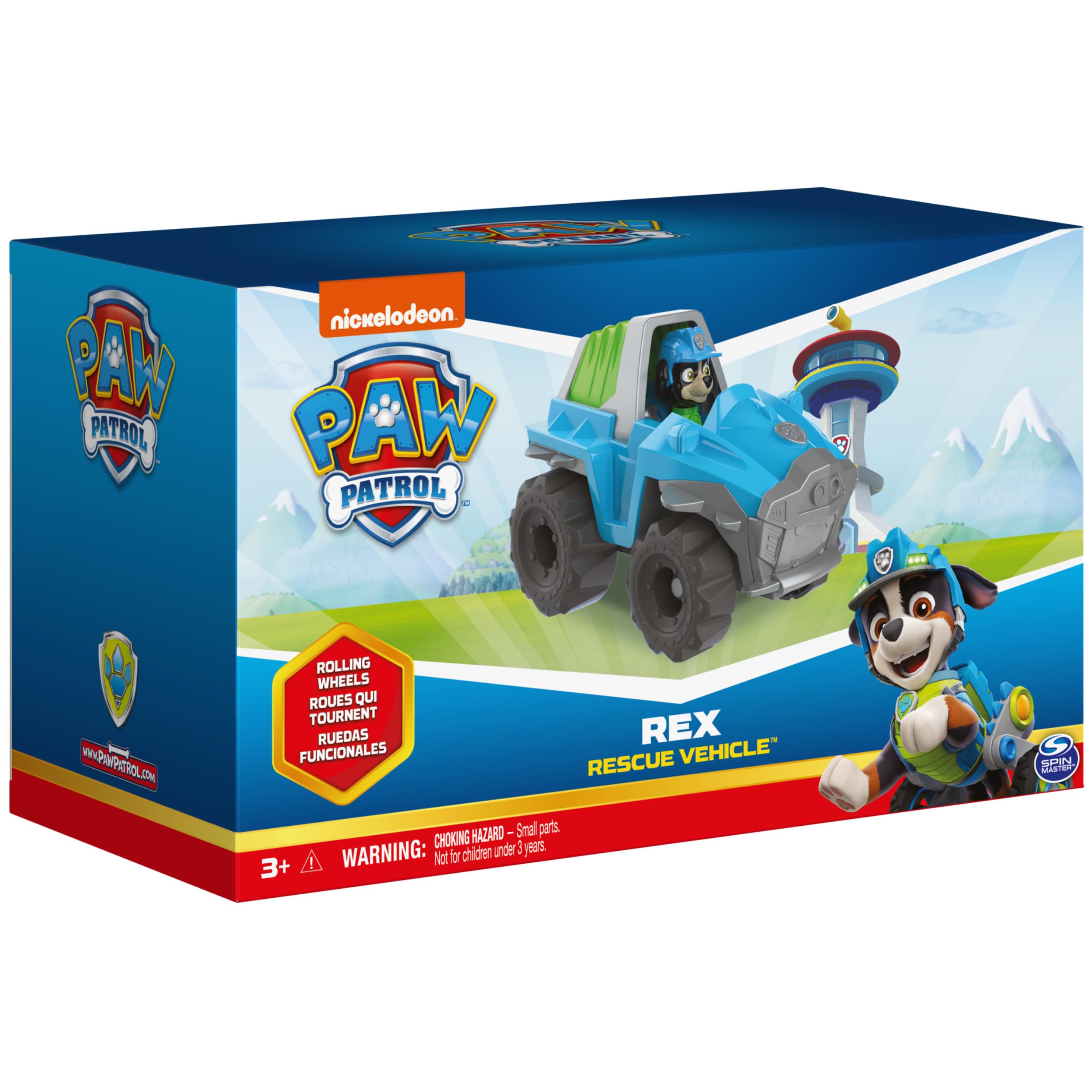 Package includes Rex figure and dinosaur rescue vehicle for kids 3+