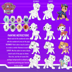 Paw Patrol paint brush enables precise strokes during art time
