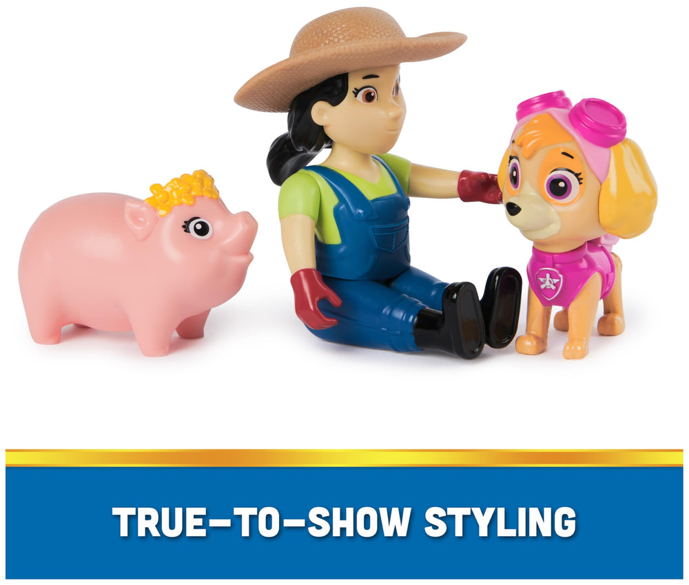 Paw Patrol playtime scene shows kids recreating episodes.