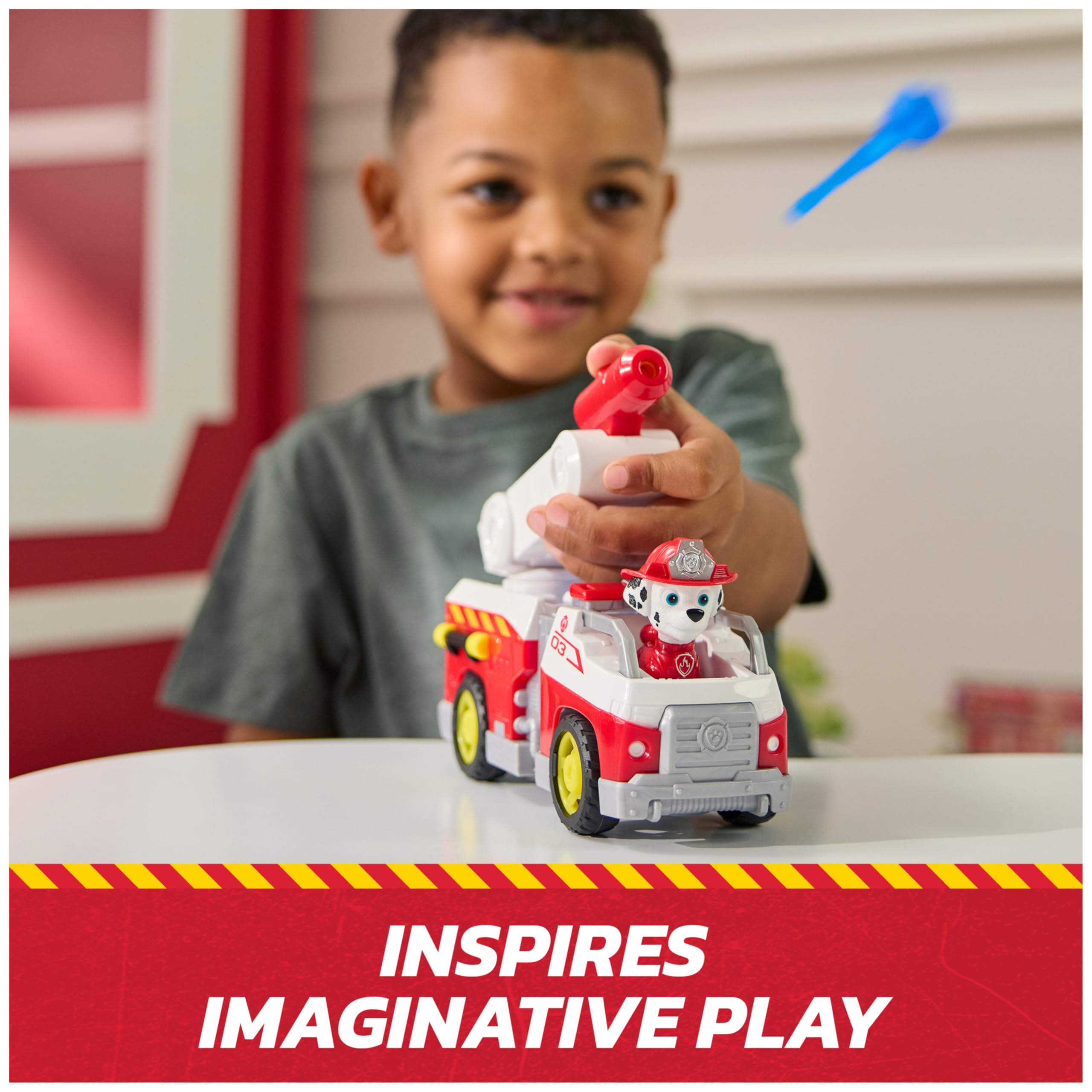PAW Patrol ports store projectiles for easy reloading during playtime.