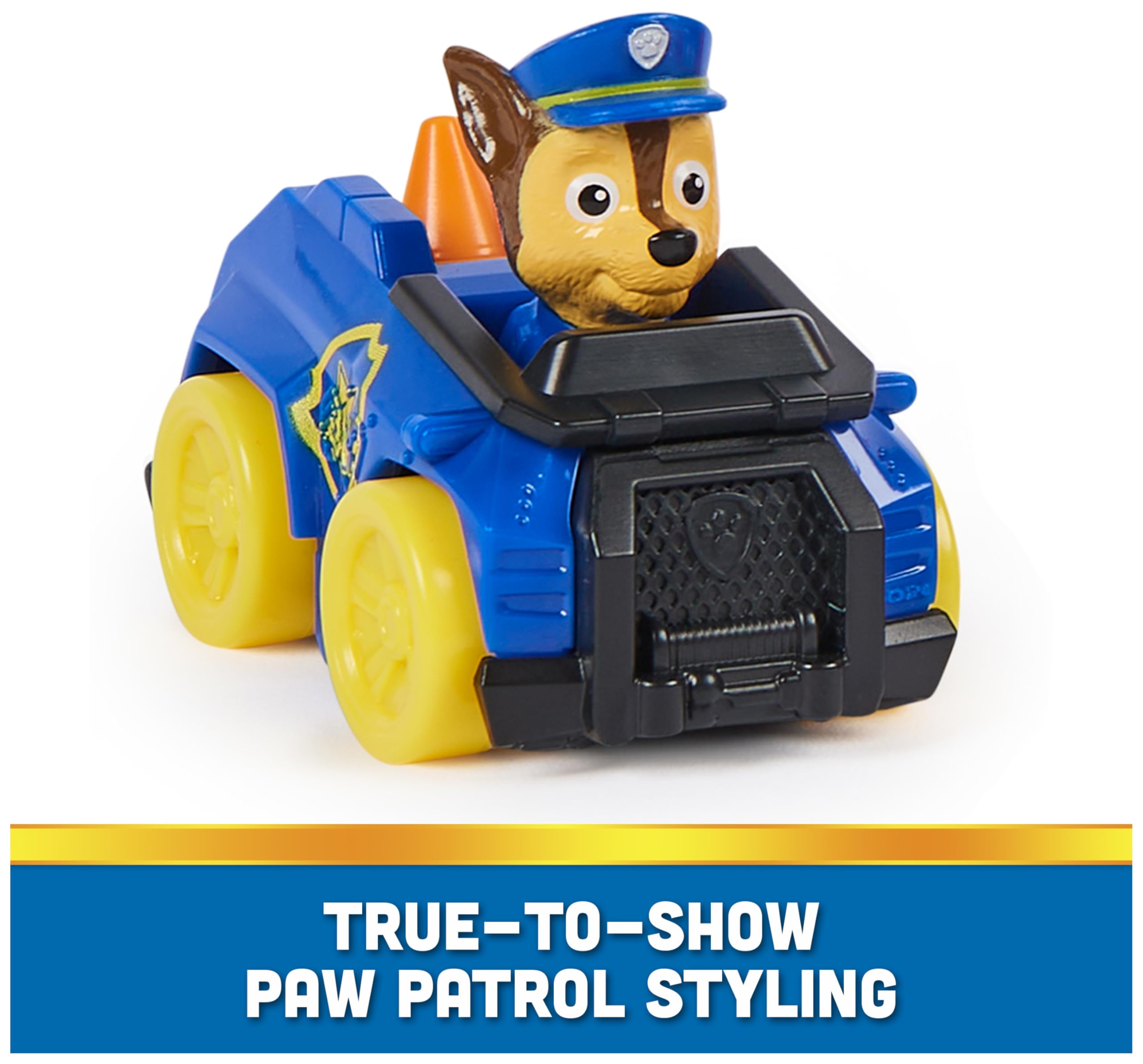 Paw Patrol Pup Squad Racer Zuma toy car for splash-ready ocean rescue play.