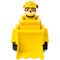 Paw Patrol pups team-up scenario with Rubble and vehicle