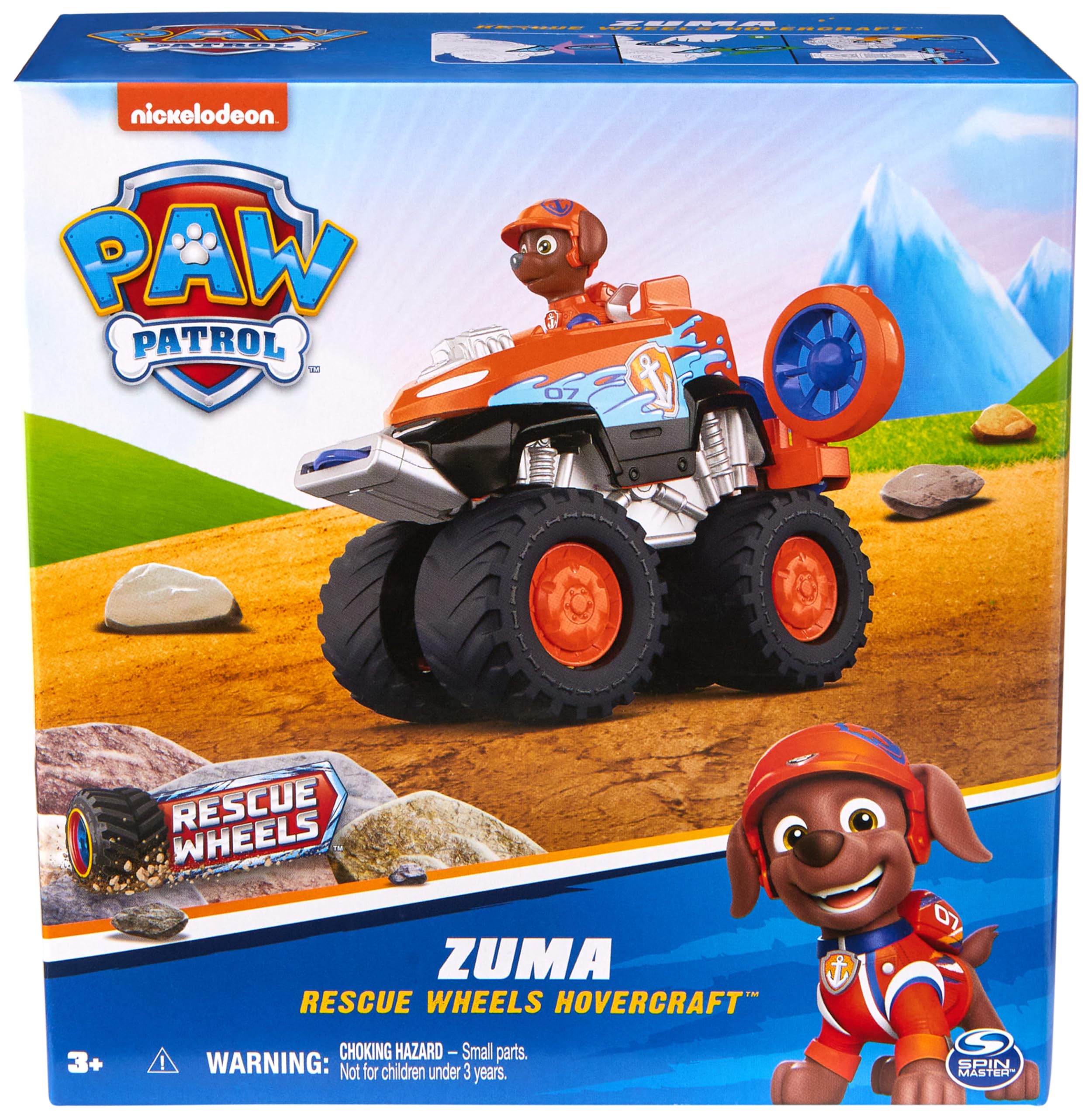 Collectible figure and accessories expand play sets with mix-and-match missions.