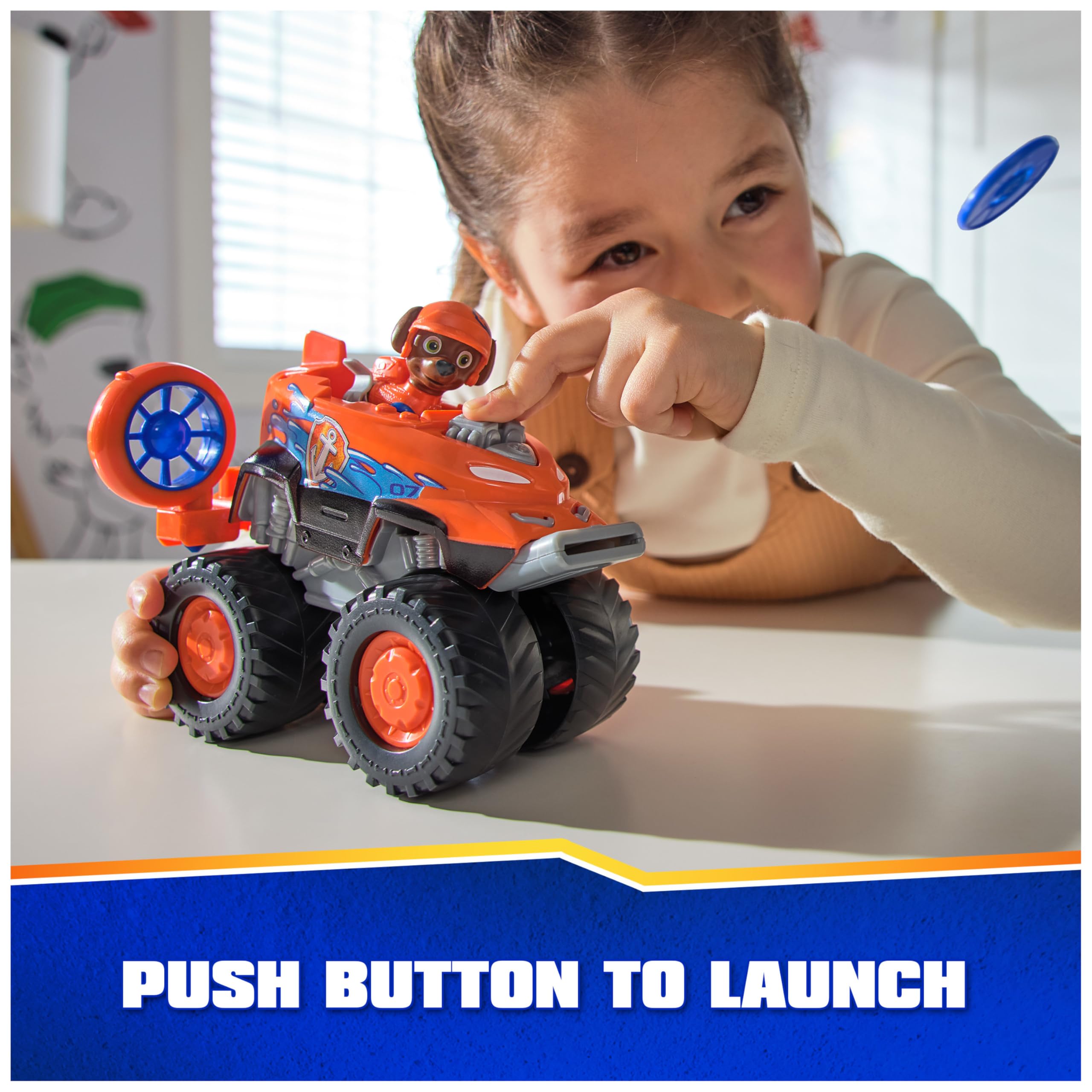 Two projectiles included for multiple launch scenarios and extended play.