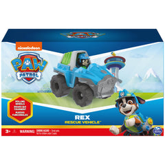 PAW Patrol Rex collectible figure in Dino Rescue uniform for role-play adventures