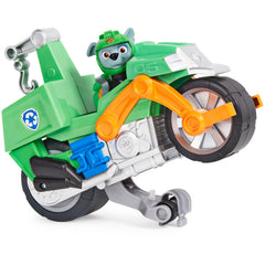 PAW Patrol Rocky figure clip keeps Rocky secure during stunts