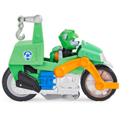 PAW Patrol Rocky deluxe vehicle wheels in motion during play