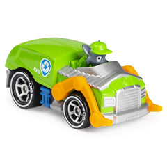 Rocky Paw Patrol diecast car side view with working wheels for fast play