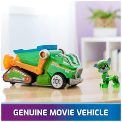 Paw Patrol Rocky truck lights up during simulated rescue missions