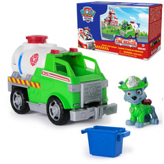 PAW Patrol Rocky Rescue Fire Tanker ready for action-filled pretend play.