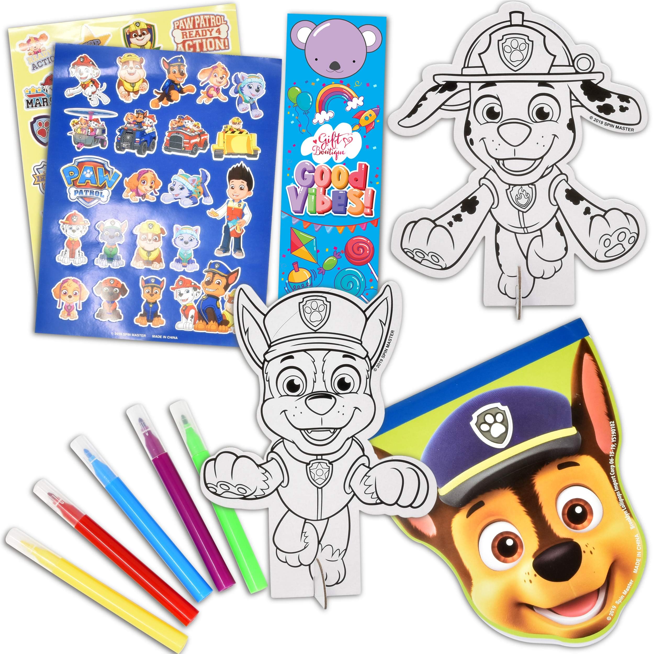 Paw Patrol sketch pad with 20 sheets ideal for drawing and learning.