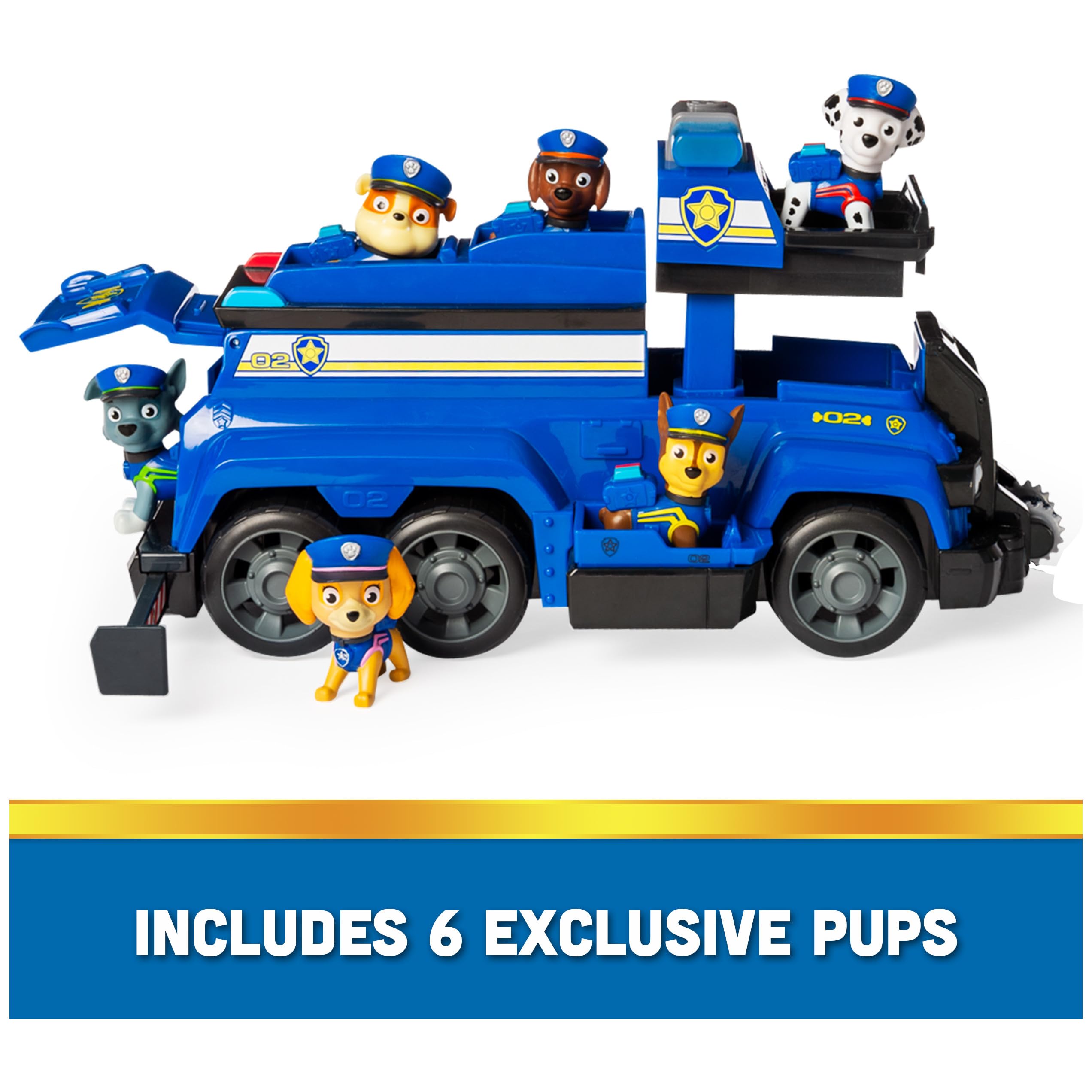 Rubble figure adds construction-themed missions aboard the cruiser.