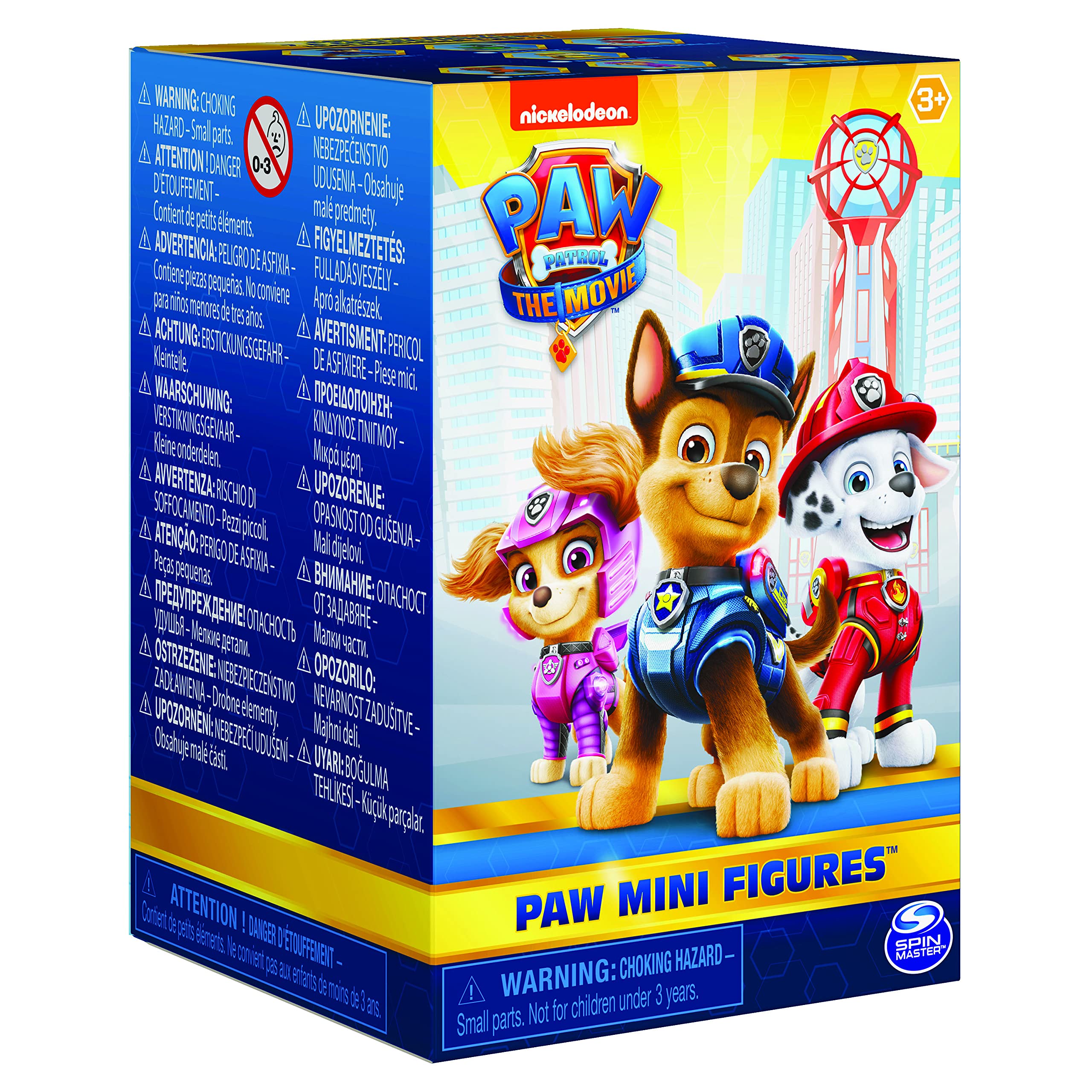 Paw Patrol The Movie mini figure Rubble with tower supports construction play