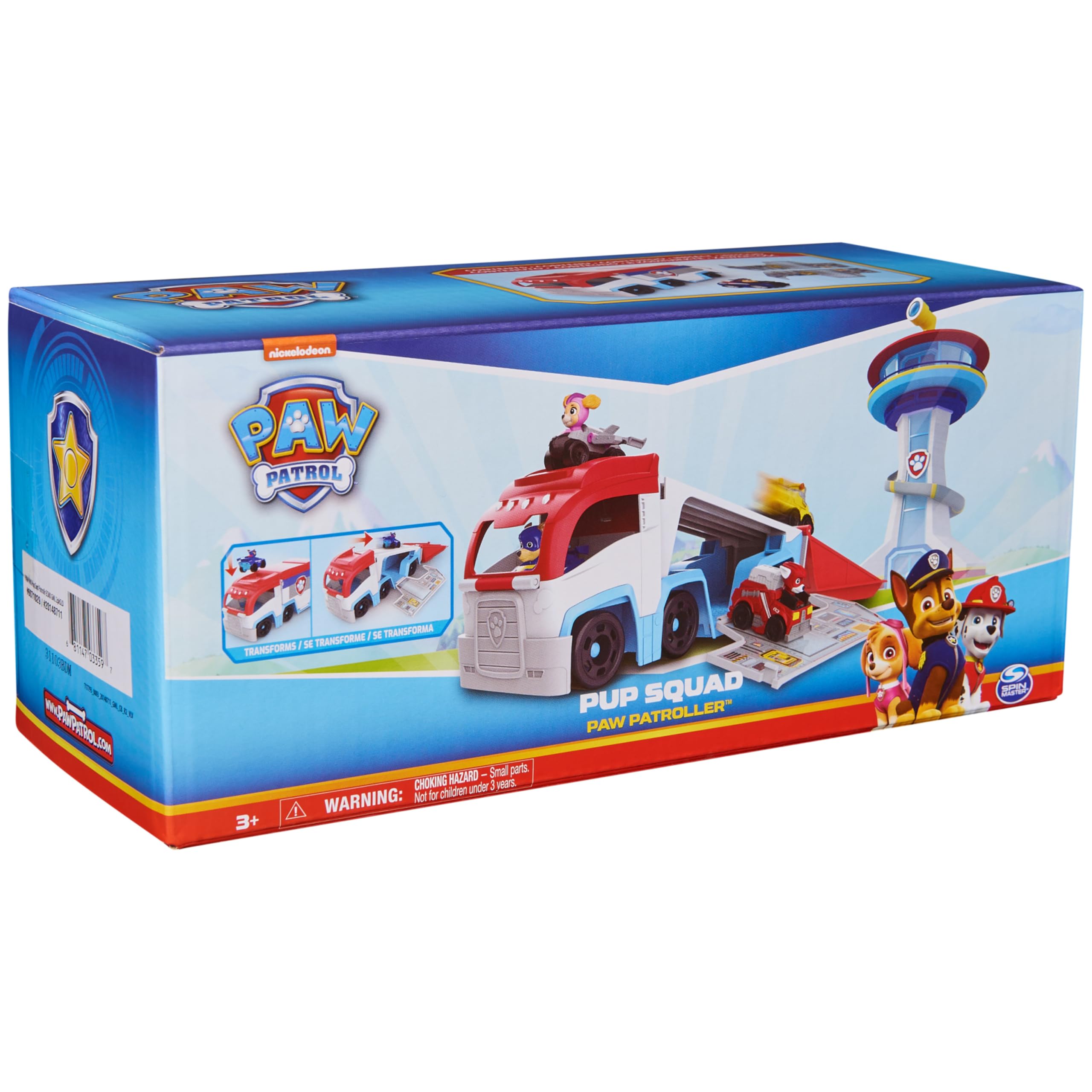 Paw Patrol Tower HQ compatible play encourages extended adventures.