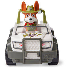 PAW Patrol Tracker collectible figure included, ready to ride in the Jungle Cruiser