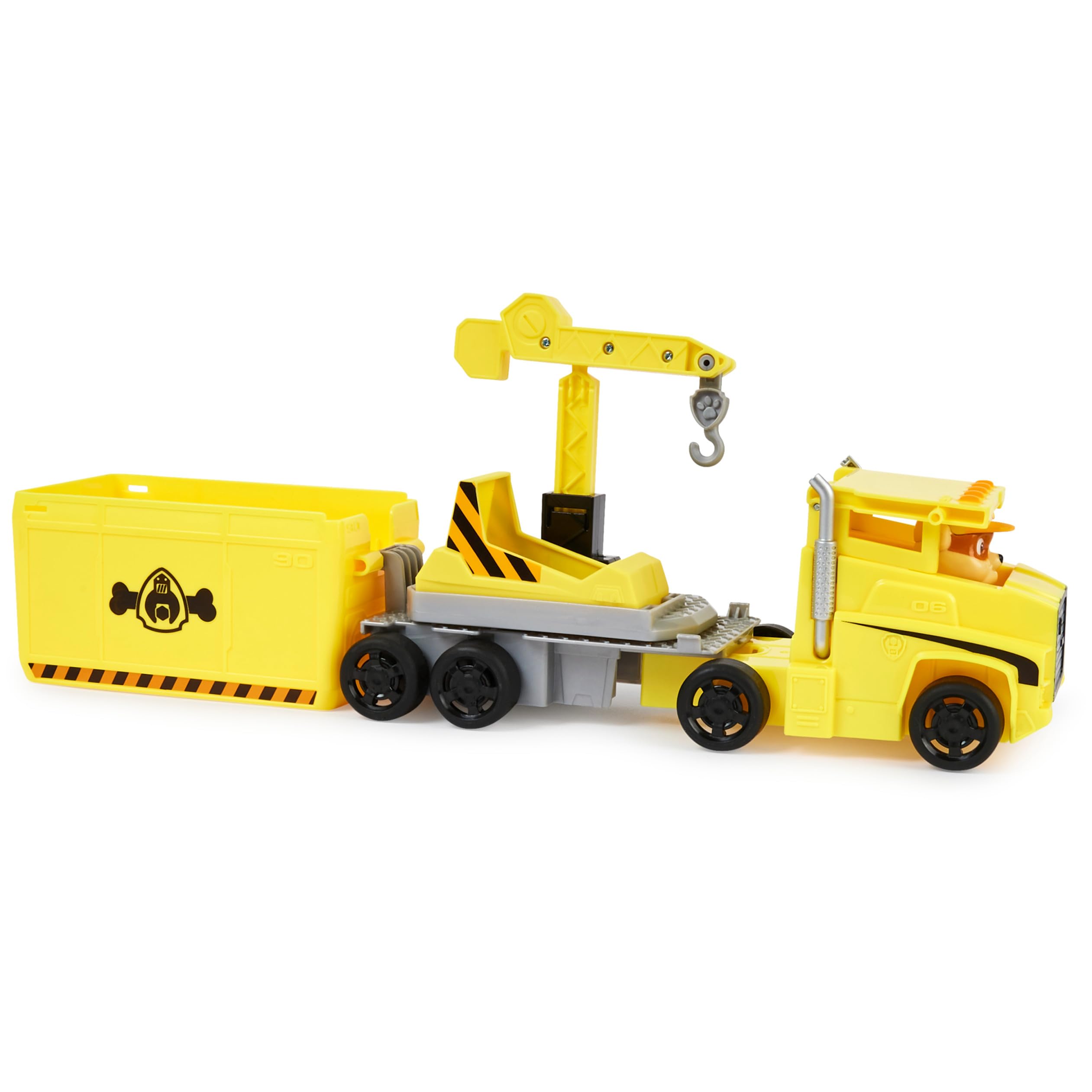 Paw Patrol Big Rig Vehicle and Rubble figure spark immediate adventure.