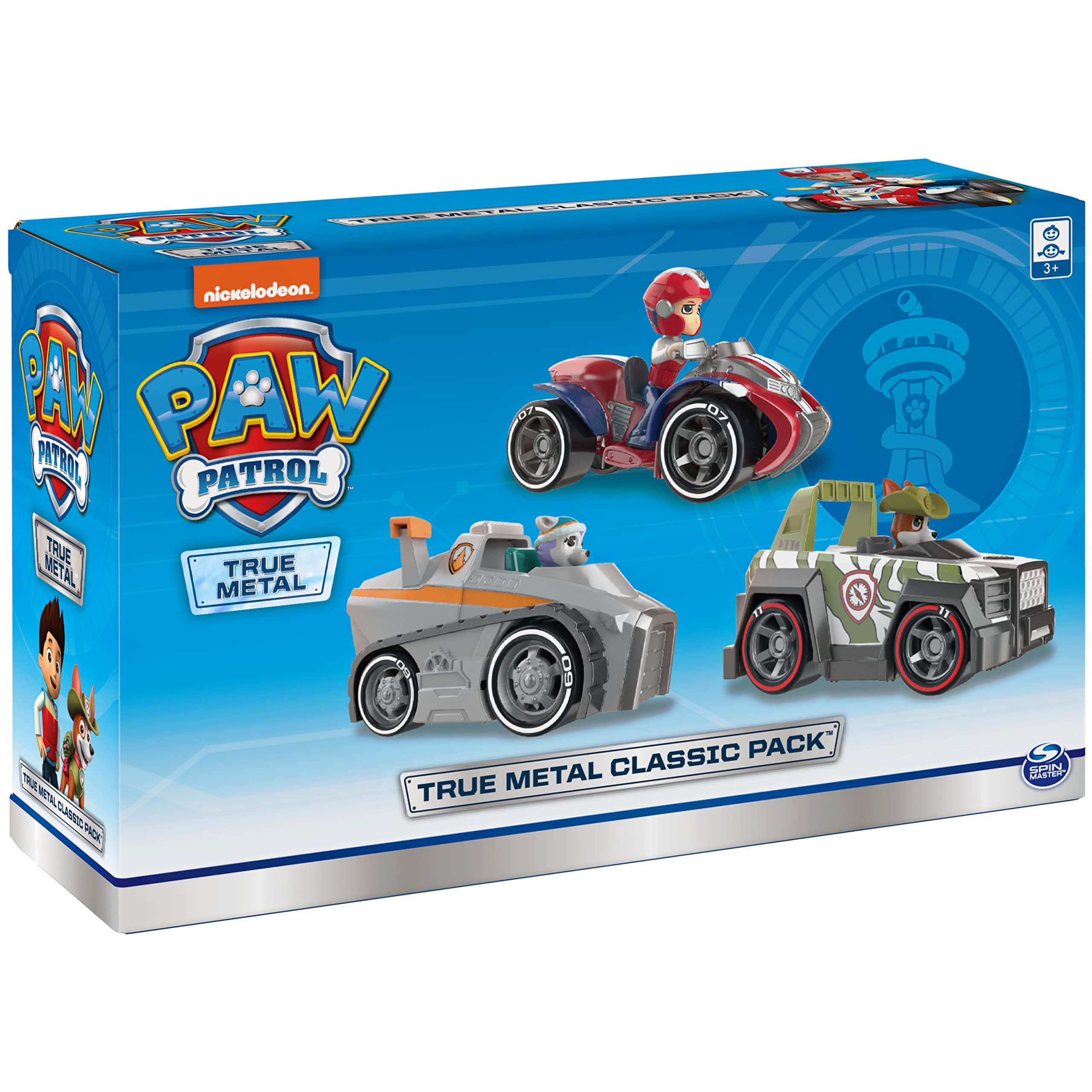 Paw Patrol True Metal Classic Pack collector poster for organizing your set.