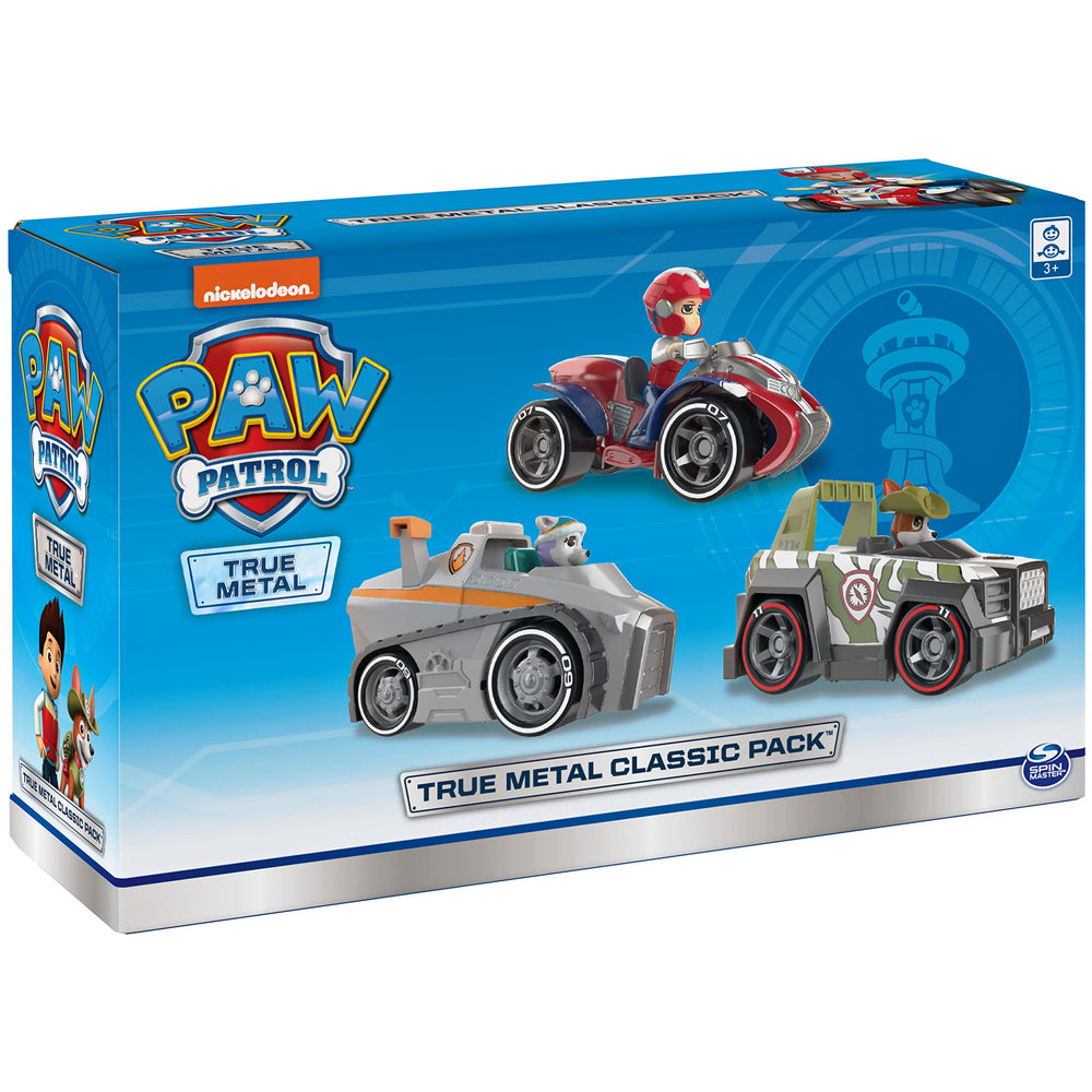 Paw Patrol True Metal Classic Pack collector poster for organizing your set.
