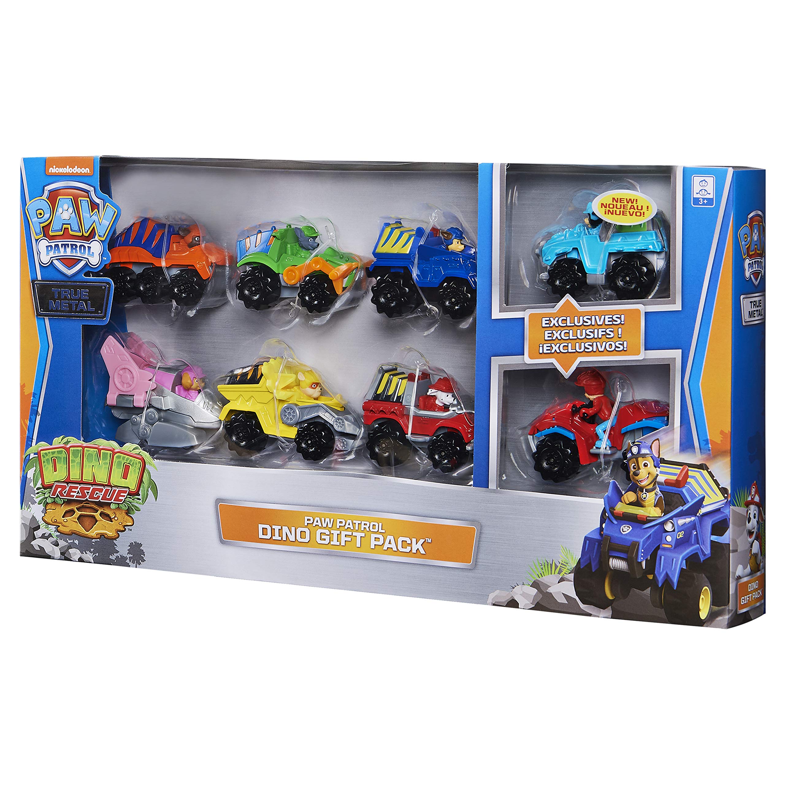 Paw Patrol True Metal Dino Rescue vehicle with working wheels ready to roll