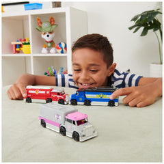 PAW Patrol True Metal vehicle with working wheels for push-and-go action.