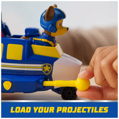 Two included rescue projectiles expand playtime possibilities and action-packed adventures.