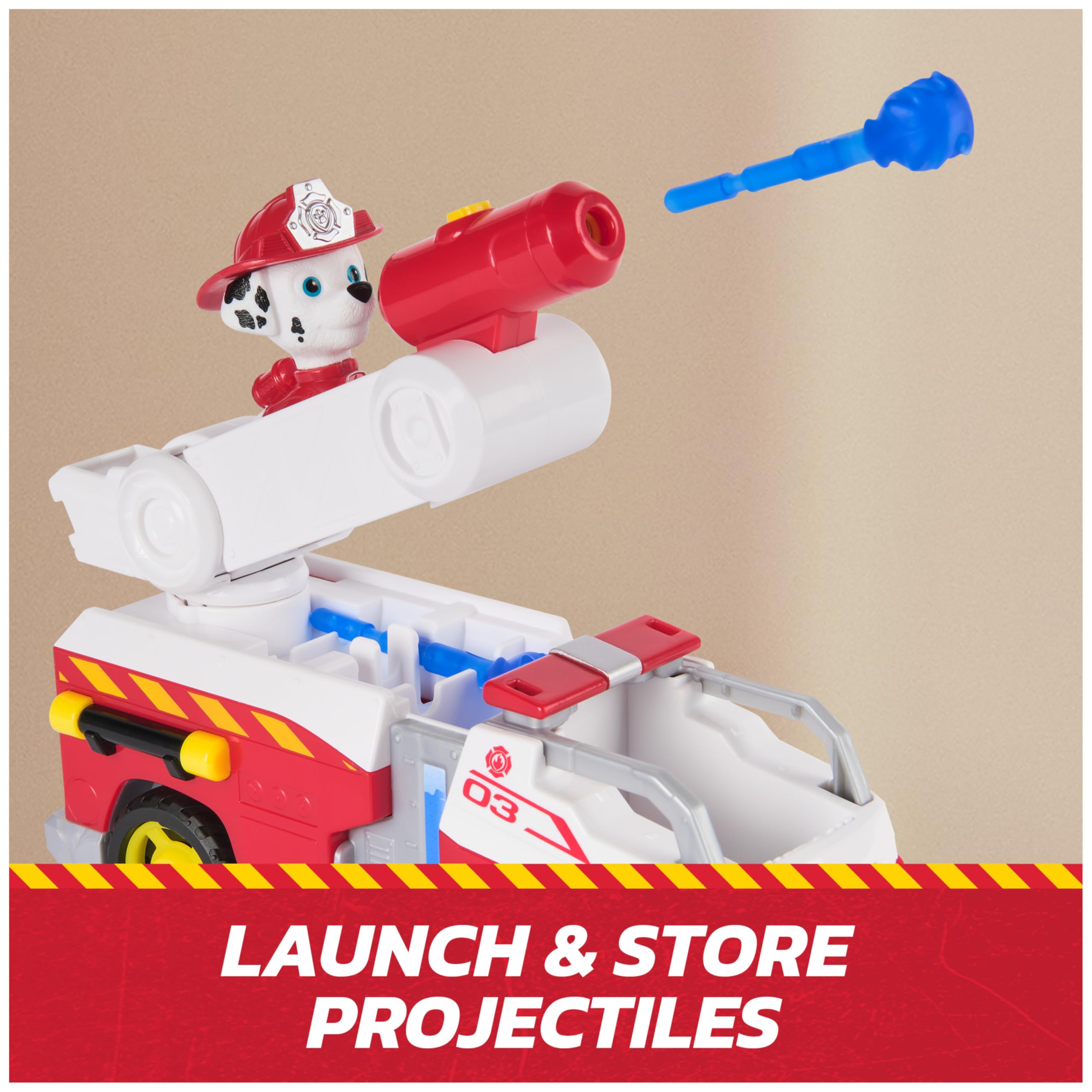 PAW Patrol water projectiles add splash-filled action to rescues.