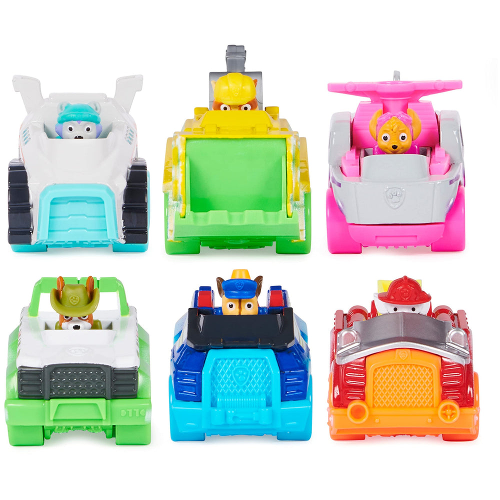 Paw Patrol six-pack True Metal, durable metal toys for ages 3+.