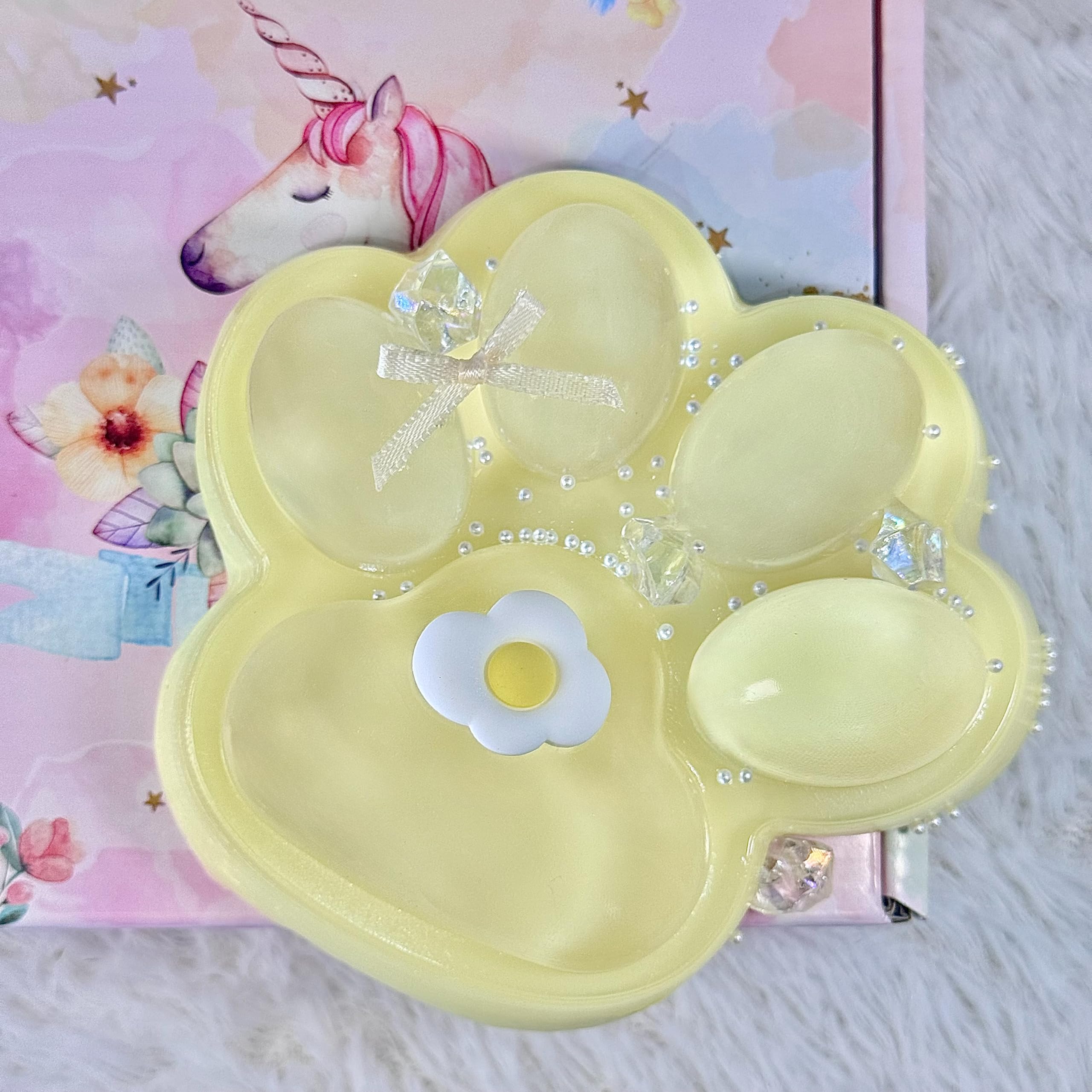 Pawfect Tail Big Taba Paw desk accessory that sparkles in photos