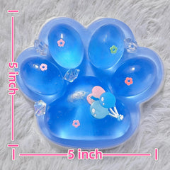 Pawfect Tail Big Taba Squishy Paw two-tone design, eye-catching and collectible