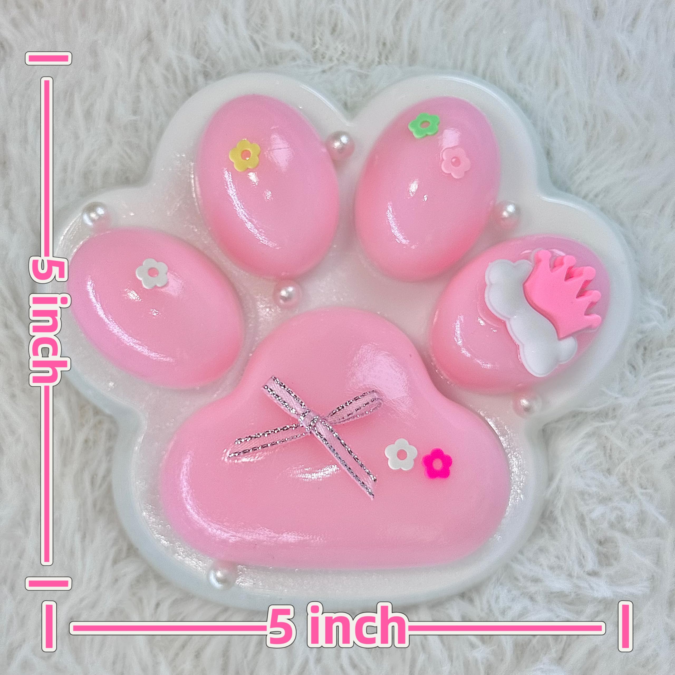 Big Taba Squishy Paw used as a stress-relief fidget at desk