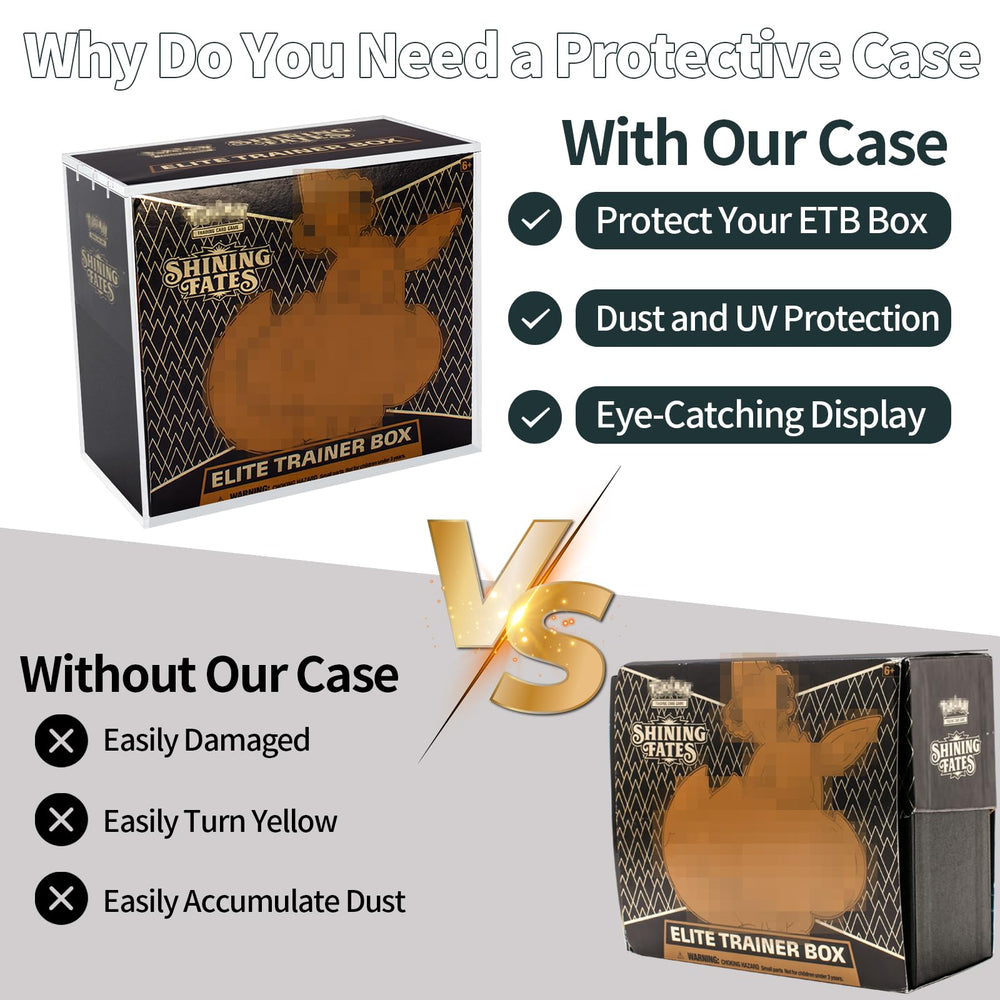 Paxato ETB Protector Case UV shielding helps prevent fading during display