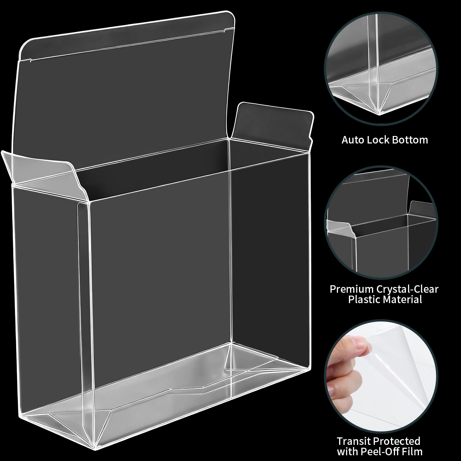 Paxato ETB protector case with peel-off film reveals pristine surface after removal.