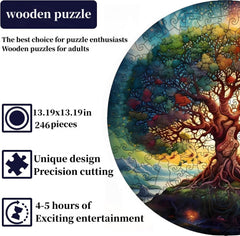 PAYJIK wooden puzzle animal pieces close-up showing hand-painted detail